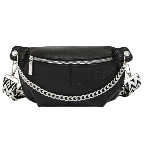 Fanny Pack Crossbody Bags for Women, Fashion Sling Purse Shoulder Bag, Pu Leather Belt Bag Waist ... | Amazon (US)