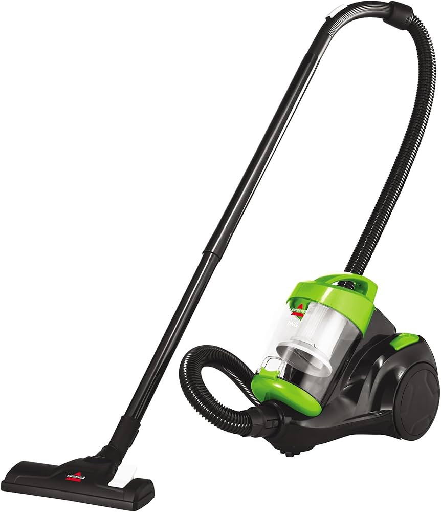 BISSELL Zing Lightweight, Bagless Canister Vacuum, 2156A,Black/Citrus Lime | Amazon (US)
