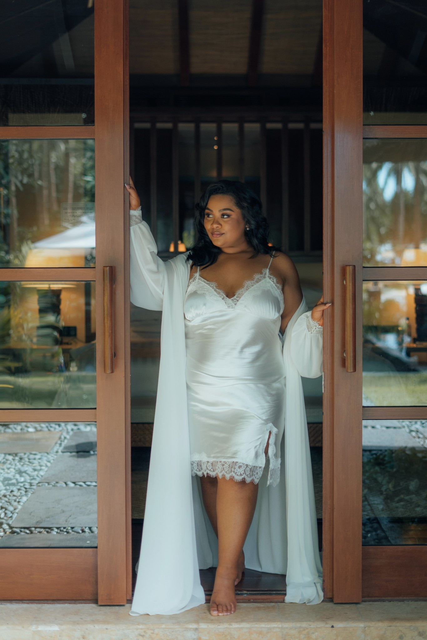 My “morning of” bridal outfit was from Amazon! Super affordable and sexy! #amazon #plussize #plussizebride #bridal #bride 

#LTKgrwm #LTKFindsUnder50 #LTKPlusSize