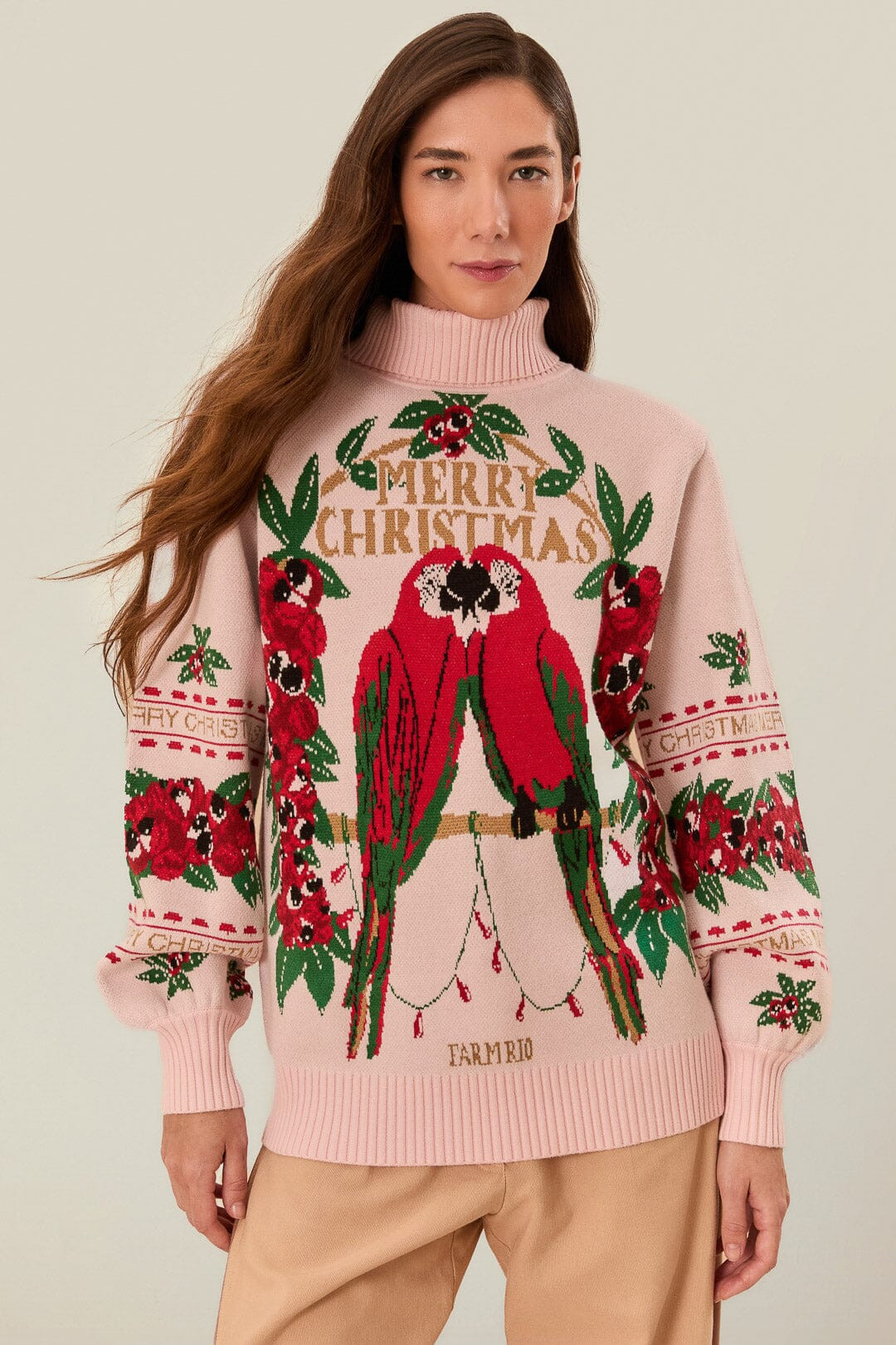 Merry Christmas Knit Sweater | FarmRio (US)