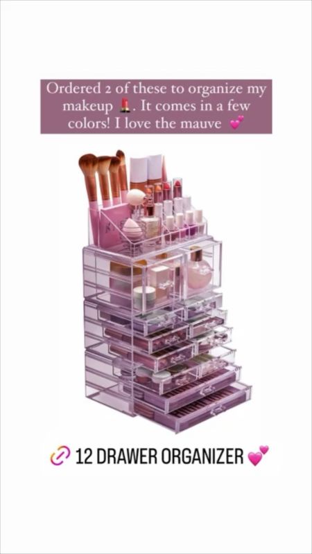 Just ordered 2 sets of these! Time to get my makeup 💄 organized 🥳

@hsn #hsn #springcleaning