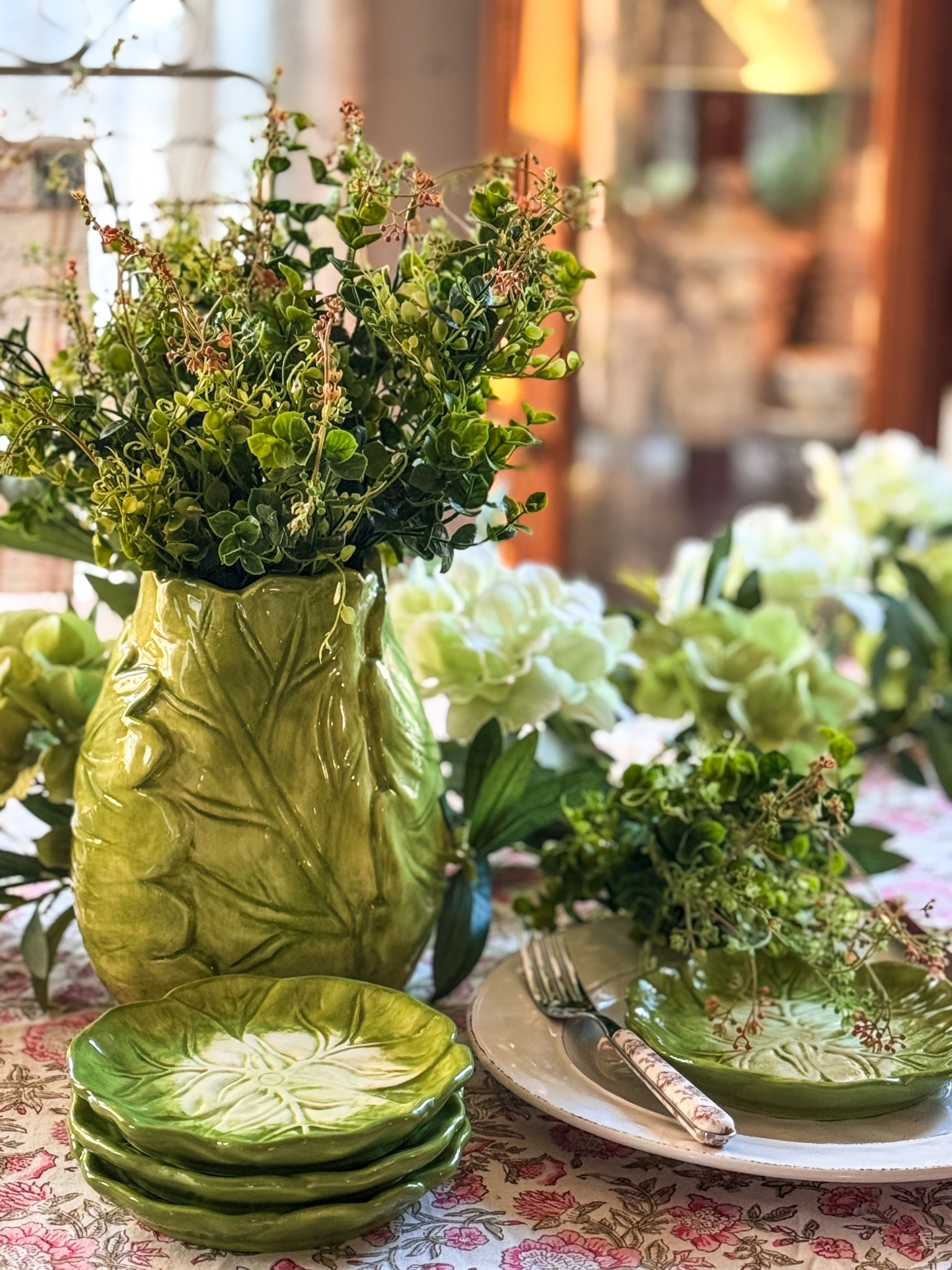 The sweetest cabbage vase & matching appetizer plates! 💚💚💚

#LTKHome #LTKSeasonal #LTKFindsUnder50