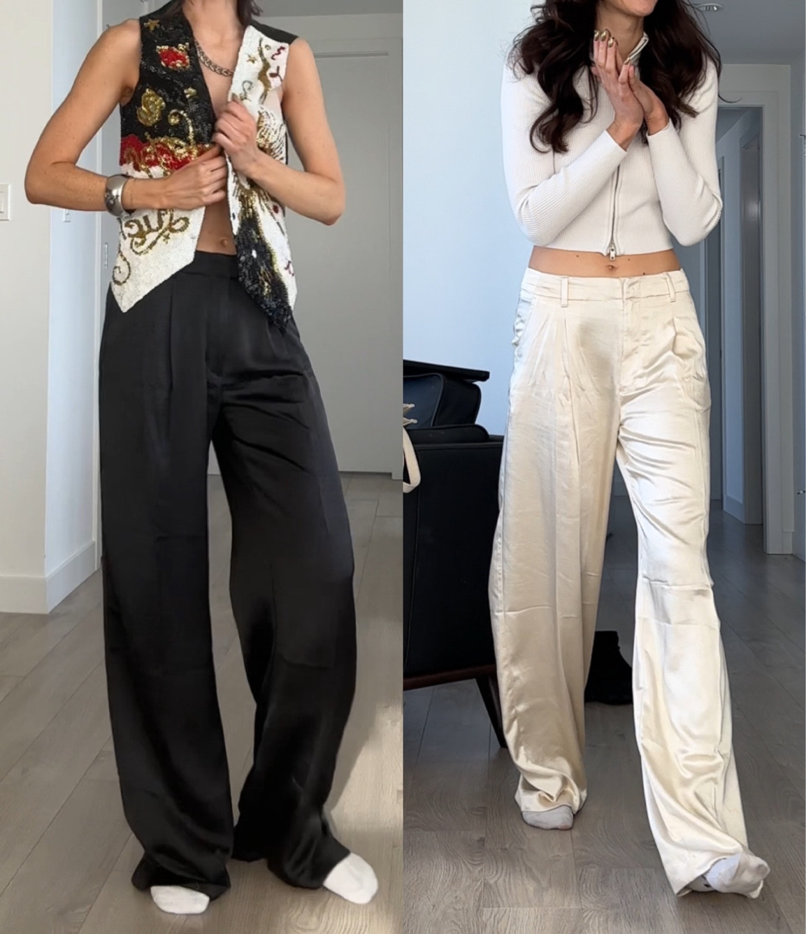 GAP SATIN PANTS
