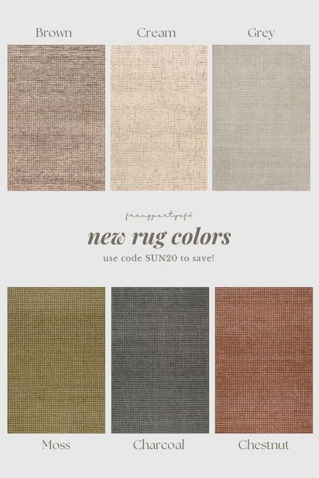 My entryway and basement rugs are now available in 3 new colors! I’m loving the moss and charcoal 😍 use code SUN20 to save 20% at checkout  

#LTKSaleAlert #LTKHome