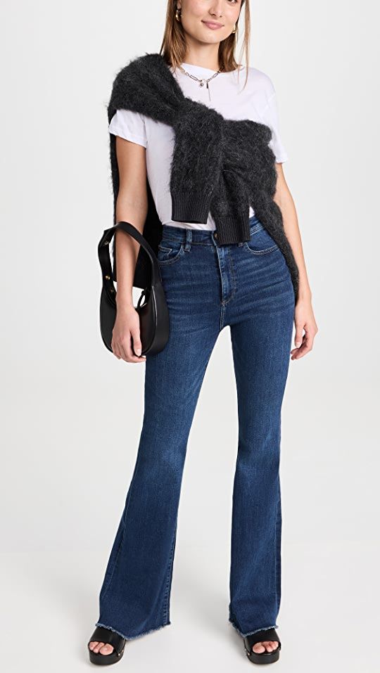 DL1961 Rachel Flare Ultra High Rise Instasculpt 35" Jeans | SHOPBOP | Shopbop