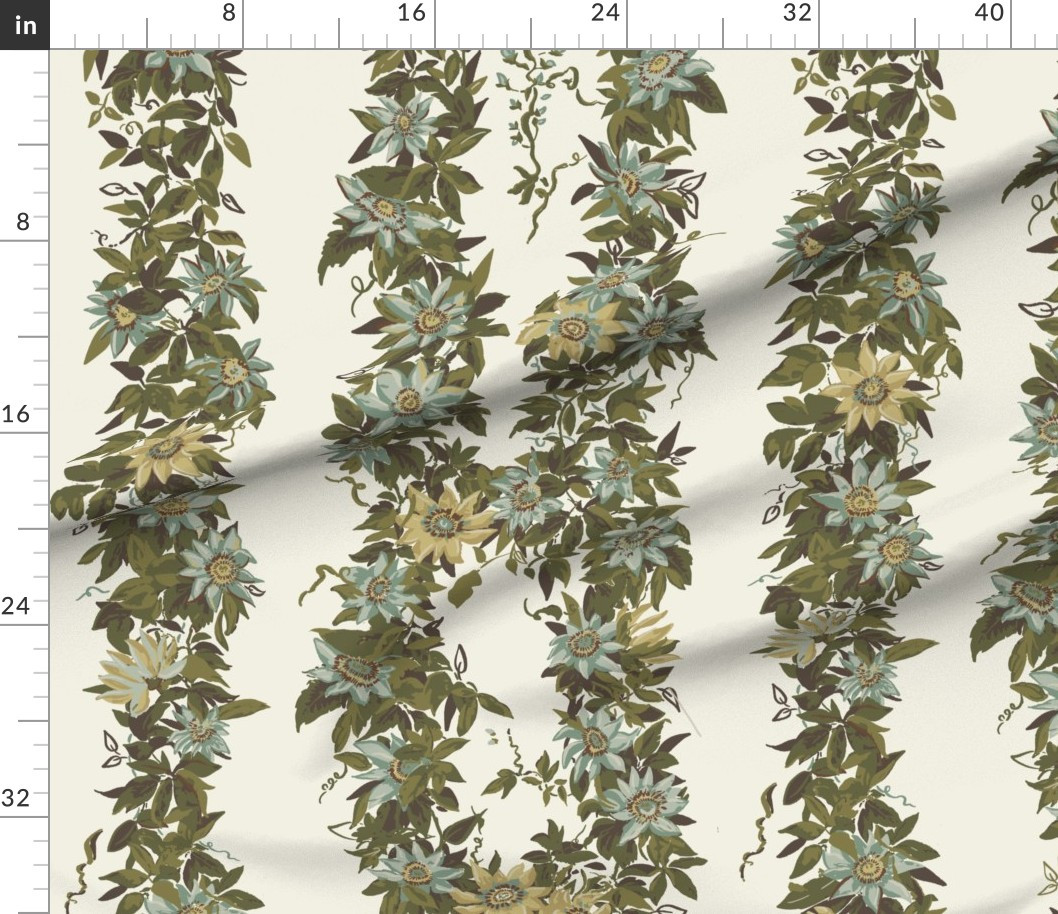 Fabric in Darker On White Dove | Spoonflower