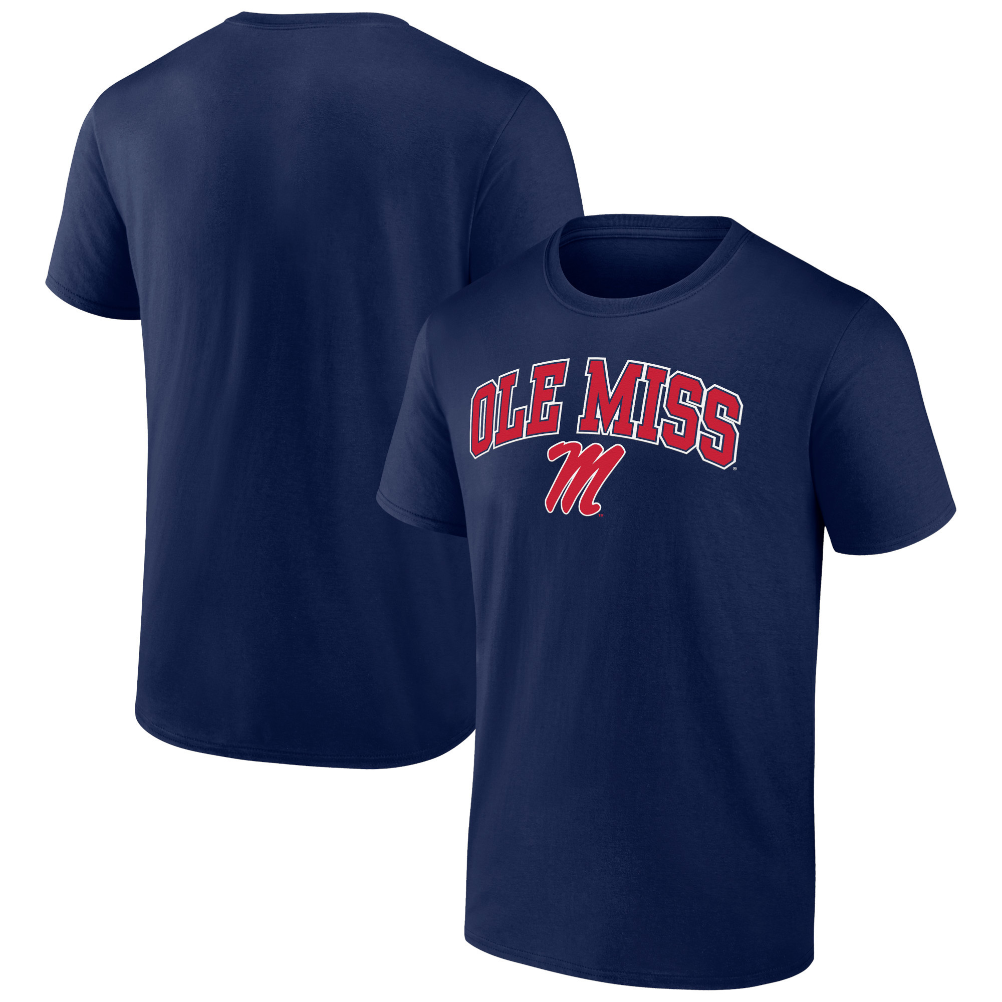Men's Fanatics Branded Navy Ole Miss Rebels Campus T-Shirt | Walmart (US)