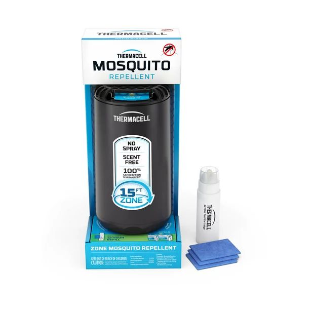 Thermacell Patio Shield Mosquito Repeller with 12-Hour Refill, Black - Walmart.com | Walmart (US)