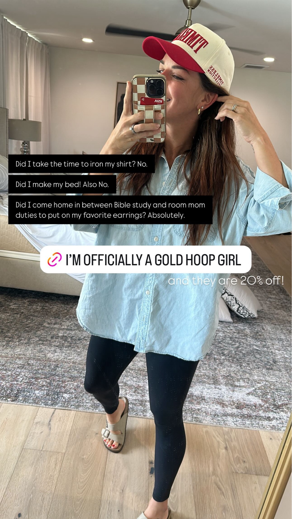 I’m a gold hoop girl. Casual mom outfit for running errands! 


#outfit #falltransitional #falloutfitinspo #falltransitionoutfits 

#LTKStyleTip #LTKFindsUnder50 #LTKMidsize