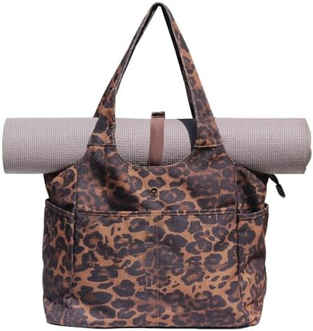 ESVAN Yoga Tote Bag Mat bag Women Shoulder Bags Carryall Tote for Travel Office Workout Gym Nurse... | Amazon (US)
