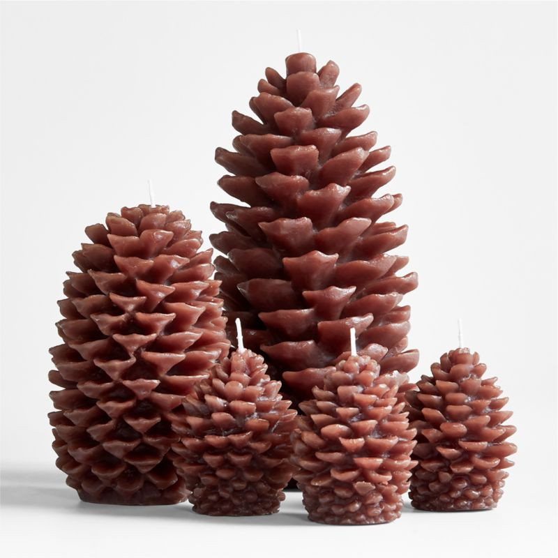 Pinecone Candles | Crate & Barrel | Crate & Barrel