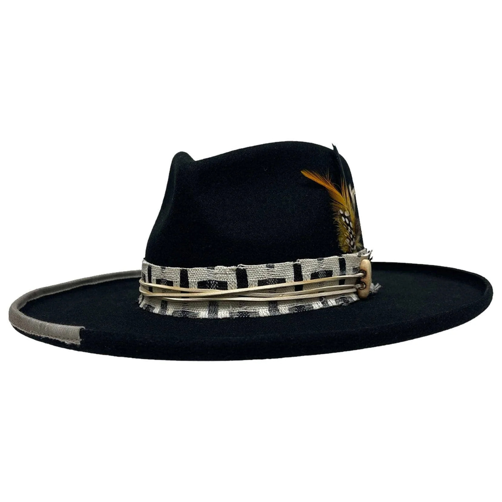 Lounge - Pencil Rim Felt Fedora Hat | Soul + Muse Co