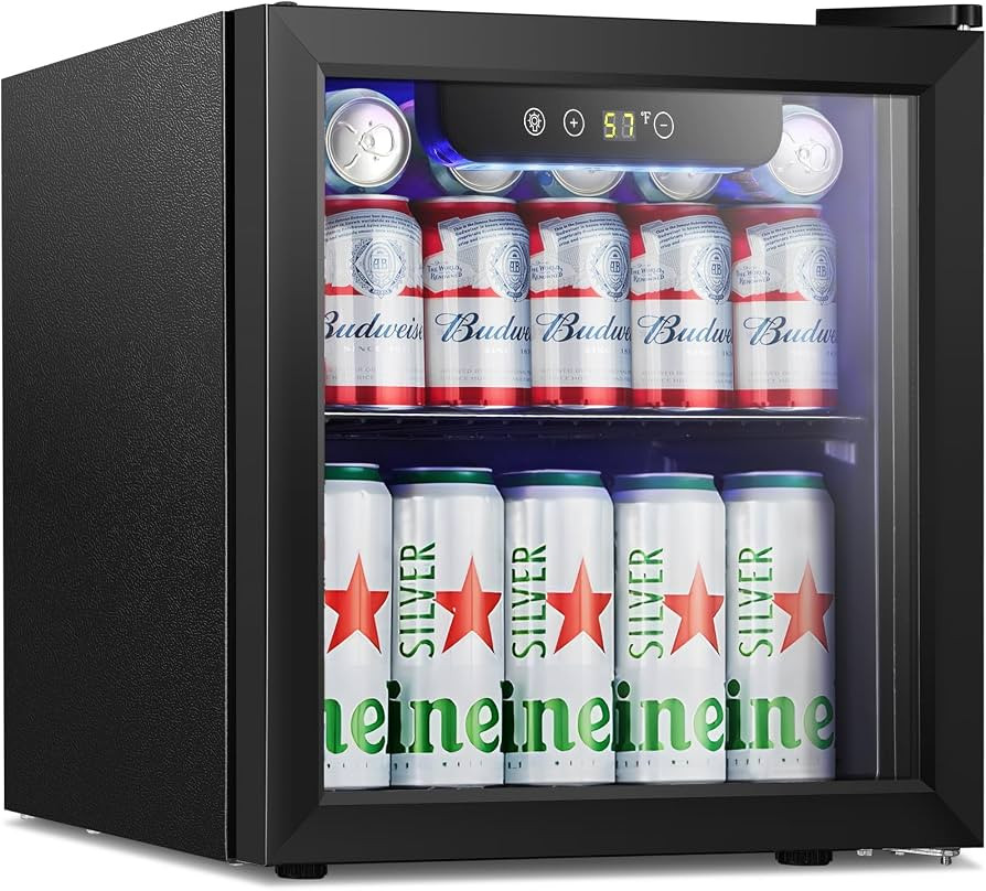 Antarctic Star Mini Fridge Cooler - 12 Bottle 48 Can Beverage Refrigerator Glass Door for Drinks ... | Amazon (US)