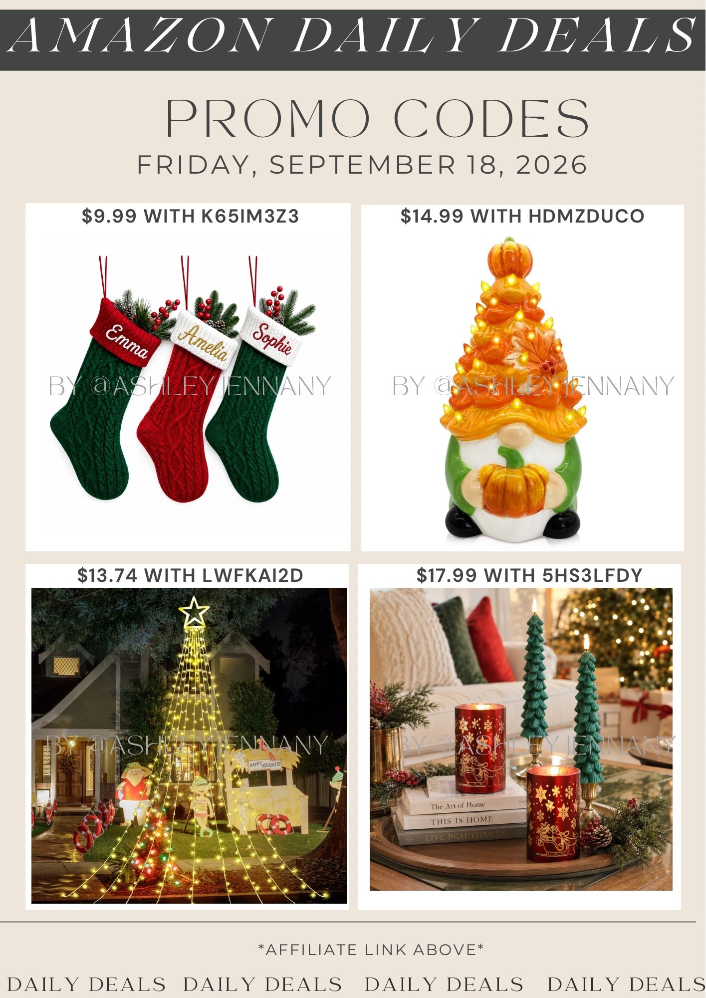 Amazon deals

#LTKSeasonal #LTKHome #LTKSaleAlert