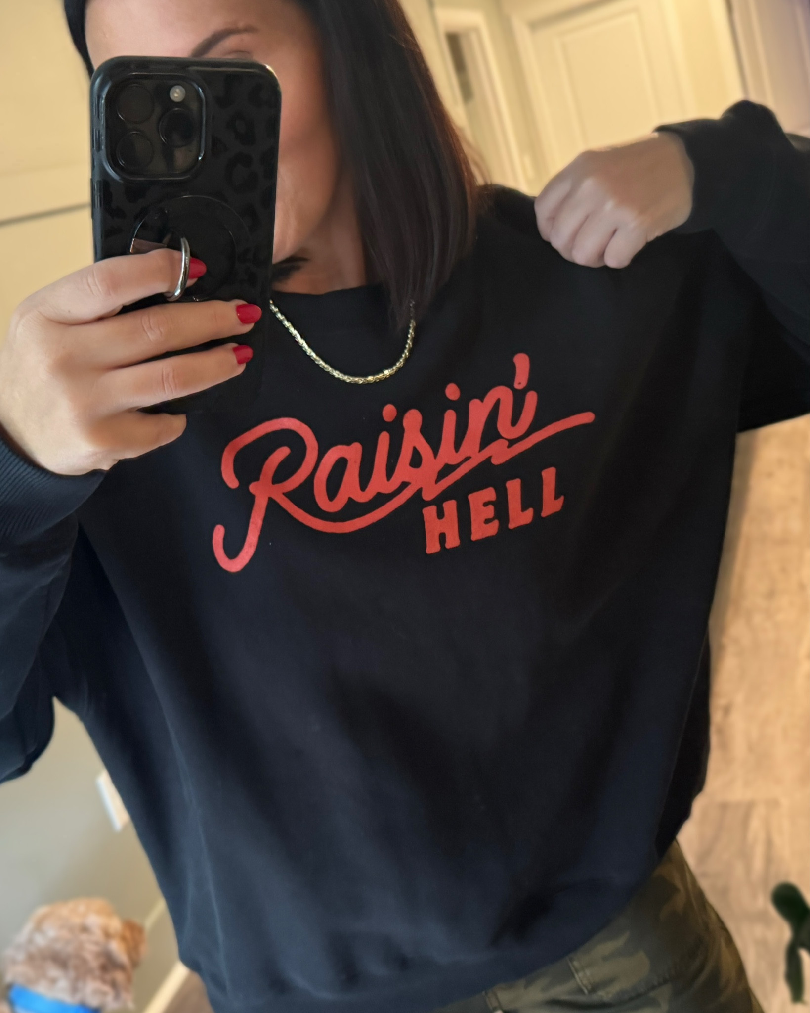 Always!

Statement Sweatshirt weather is my favorite 🖤

Simple. Edgy. Comfy

#AE #pebbyforevee #edgy #simpleootd #edgyootd #falloutfit #camo 

#LTKStyleTip #LTKSaleAlert #LTKMidsize