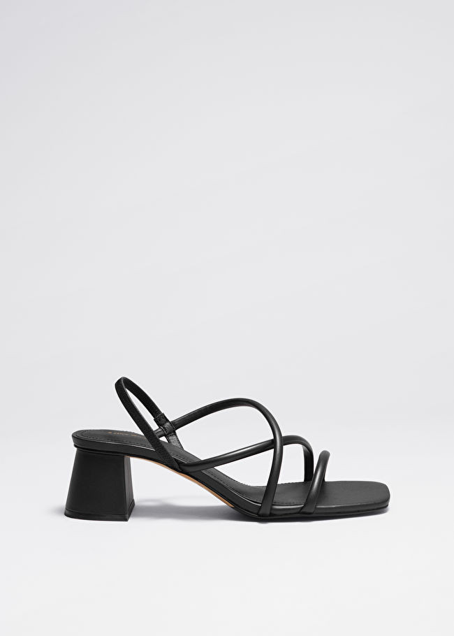 Strappy Block Heel Sandals - Black - & Other Stories GB | & Other Stories (EU + UK)
