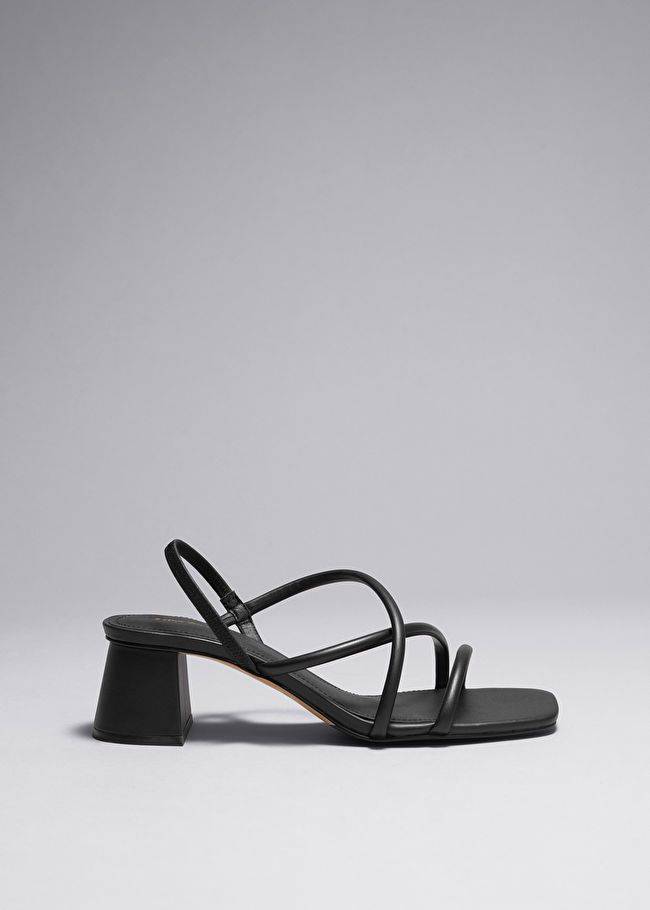 Strappy Block Heel Sandals - Black - & Other Stories GB | & Other Stories (EU + UK)