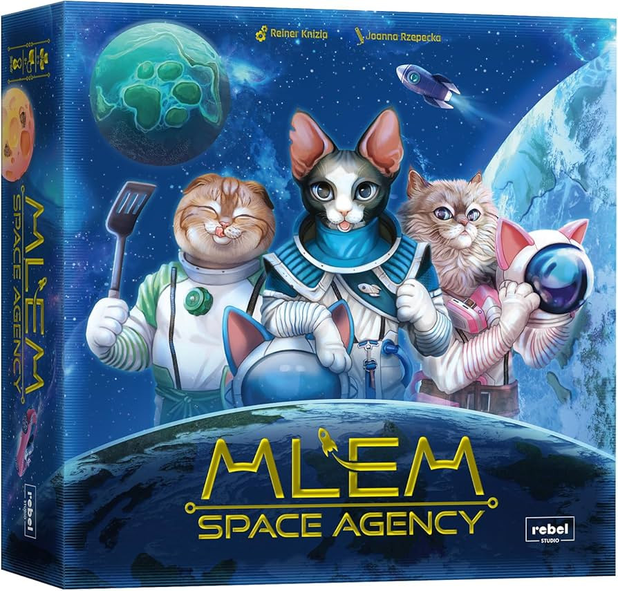 MLEM: Space Agency Board Game - Purrfect Catstronaut Adventures! Dice-Rolling Strategy Game, Fun ... | Amazon (US)
