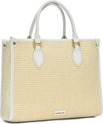Rachel Zoe Raffia Contrast Tote Bag | Nordstromrack | Nordstrom Rack