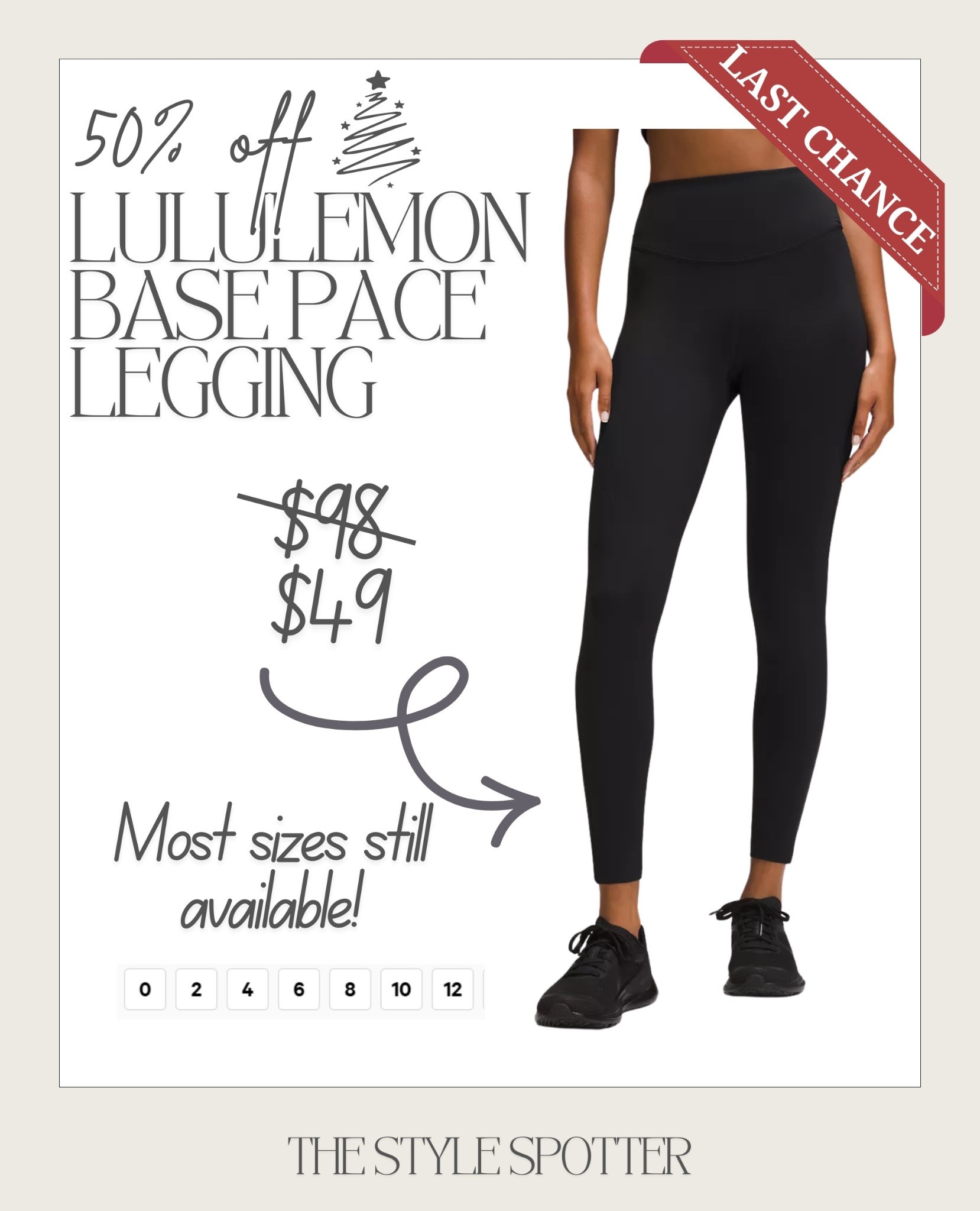 Cyber Monday Deal!
Save 50% on Lululemon Base Pace Legging in Black!

#LTKGiftGuide #LTKHoliday #LTKCyberWeek