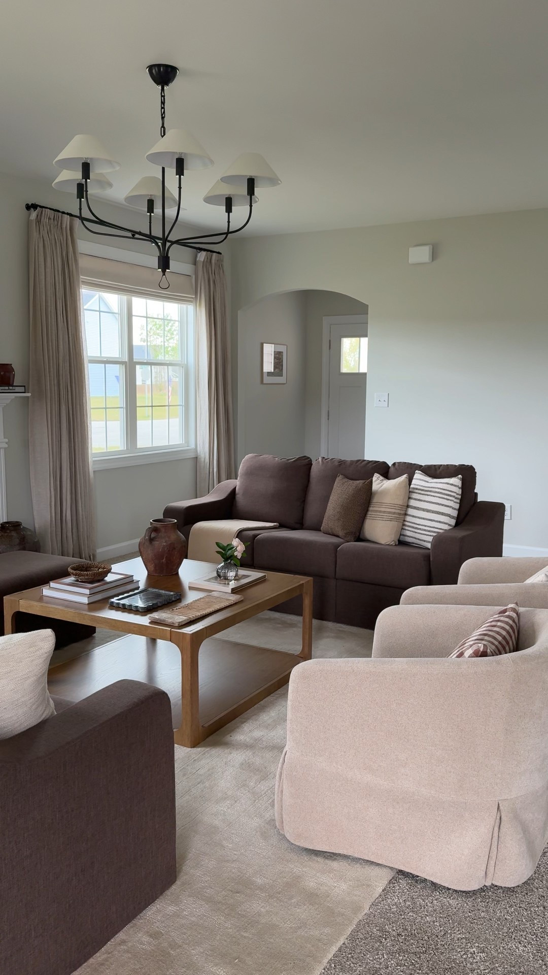 Neutral living room vibes. Brown couches. Wood tones. Cozy living rooms  

#LTKHome