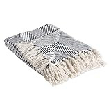 DII Modern Urban Chevron Woven Throw, 50x60, French Blue | Amazon (US)