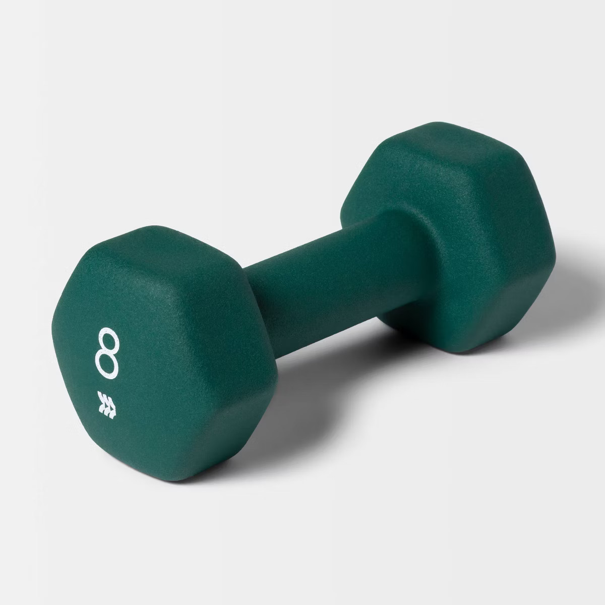 Dumbbell 8lbs Green - All In Motion™: PVC Coated, Iron Filled, Single Piece | Target