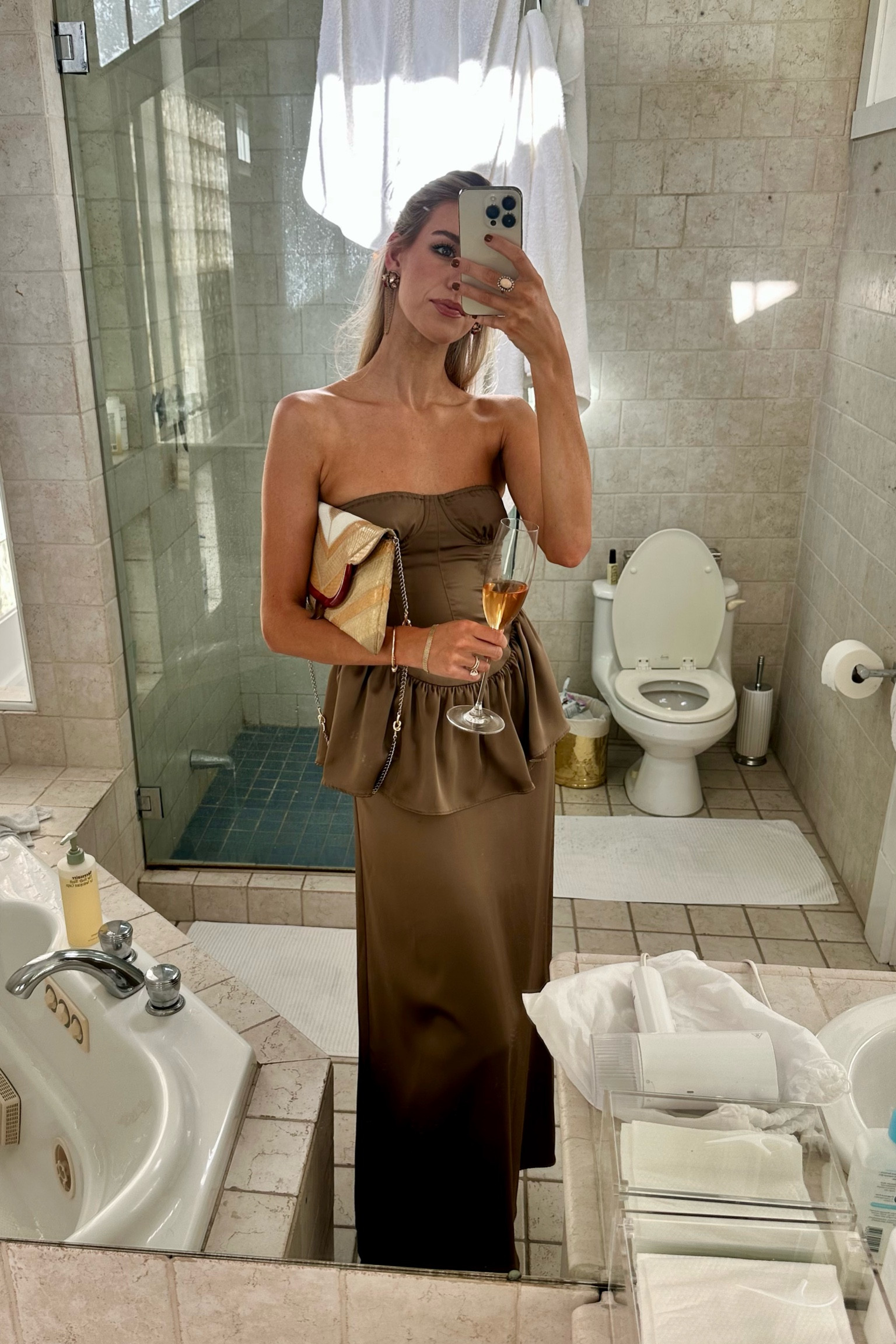 All brown all the time! Wearing a 0 