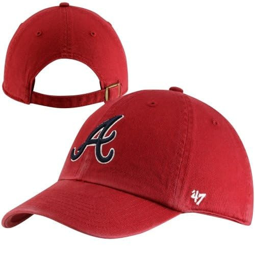 MLB Atlanta Braves Men's Clean Up Cap, Red | Amazon (US)