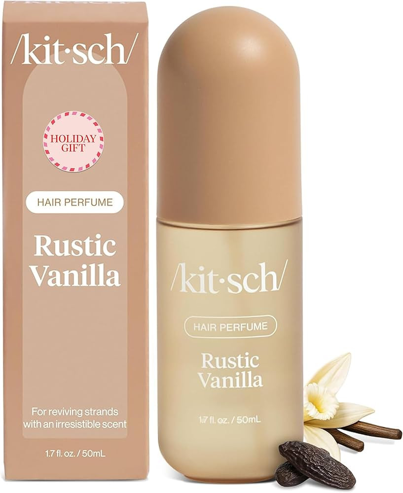 Kitsch Hair Perfume for Women - Rustic Vanilla | Clean, Deodorizing & Patented Odor-Eliminating T... | Amazon (US)