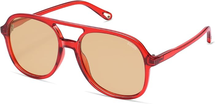 SOJOS Retro Polarized Aviator Sunglasses Womens Mens SJ2174 | Amazon (US)