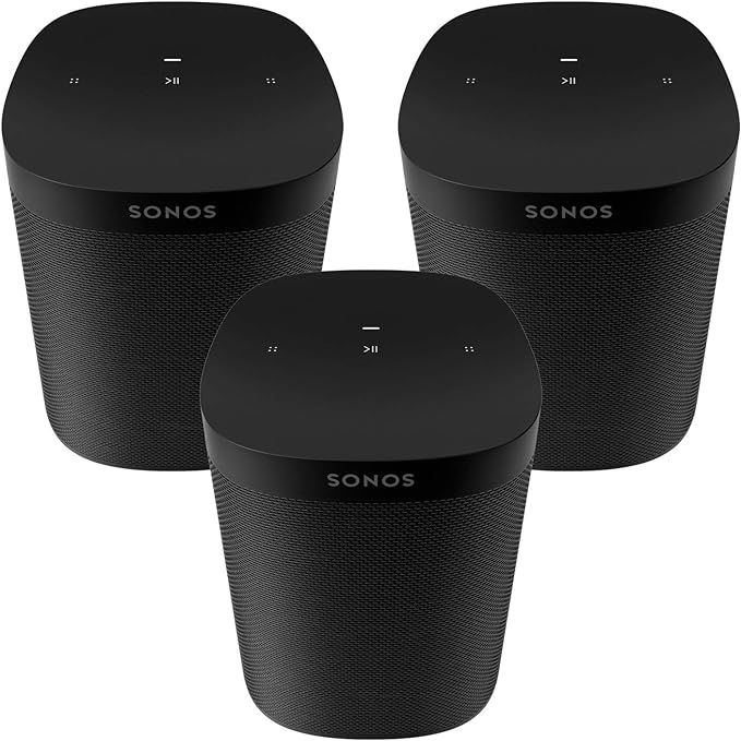 Three Room Set Sonos One SL (Black) | Amazon (US)