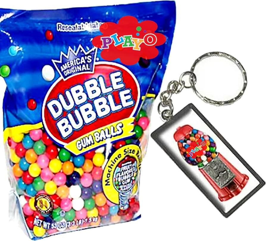 Gumballs For Gumball Machine Refills - 53 Ounce Dubble Bubble Chewing Gum Bulk Antique Style Gum ... | Amazon (US)