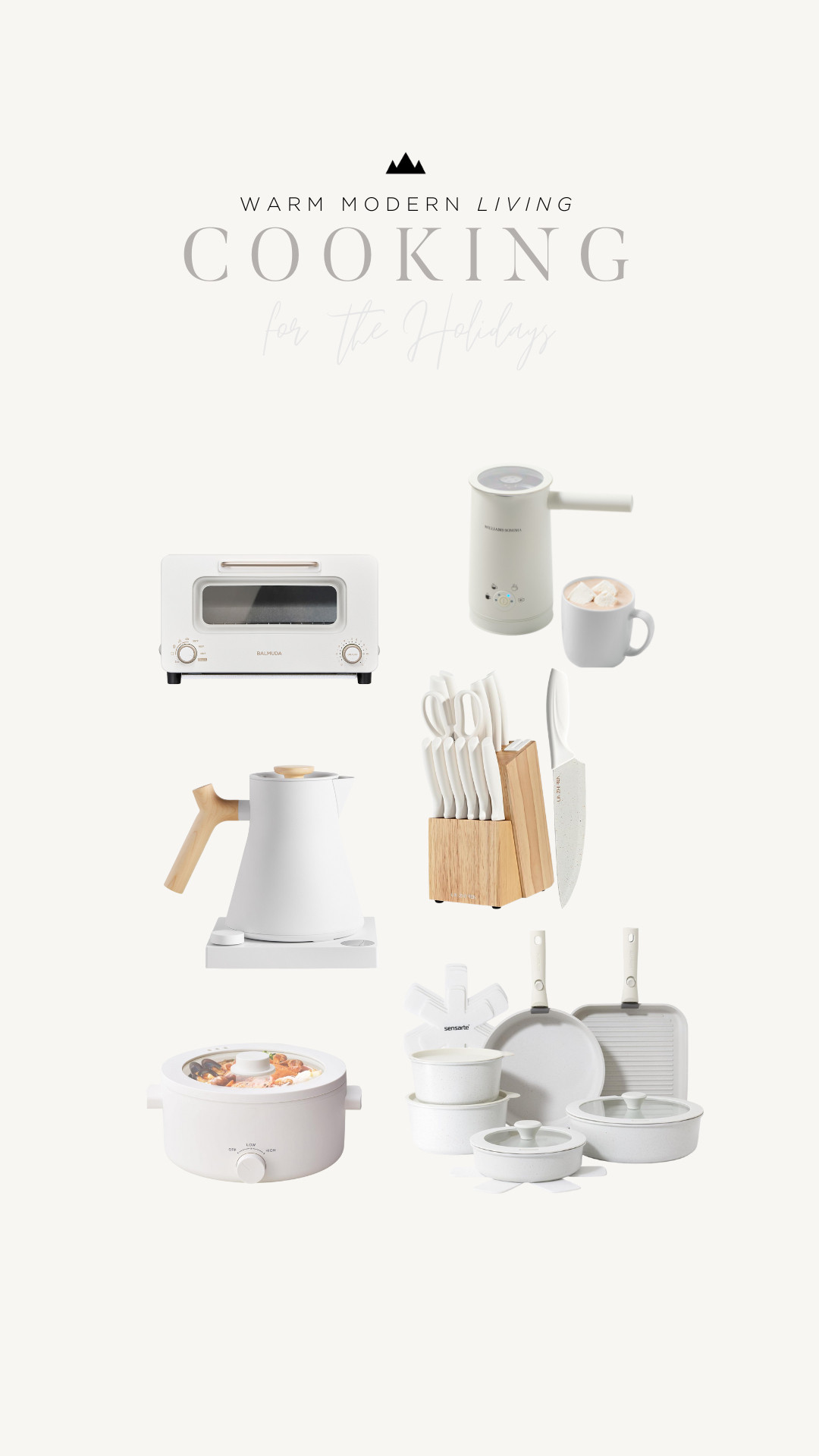 Cooking for the Holidays. Kitchen Aesthetic. White Gadgets.  

 

#LTKGiftGuide #LTKHoliday #LTKHome