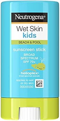 Neutrogena Wet Skin Kids Water Resistant Sunscreen Stick for Face and Body, Broad Spectrum SPF 70... | Amazon (US)