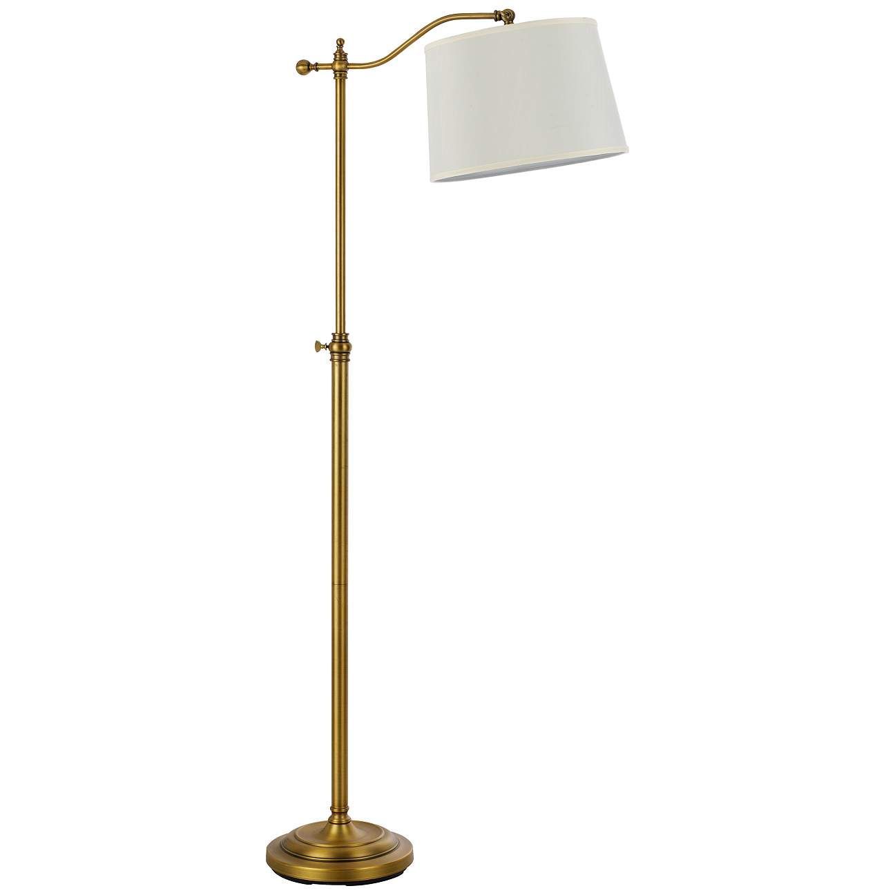 Wilmington Antique Brass Downbridge Floor Lamp - #5N902 | Lamps Plus | Lamps Plus