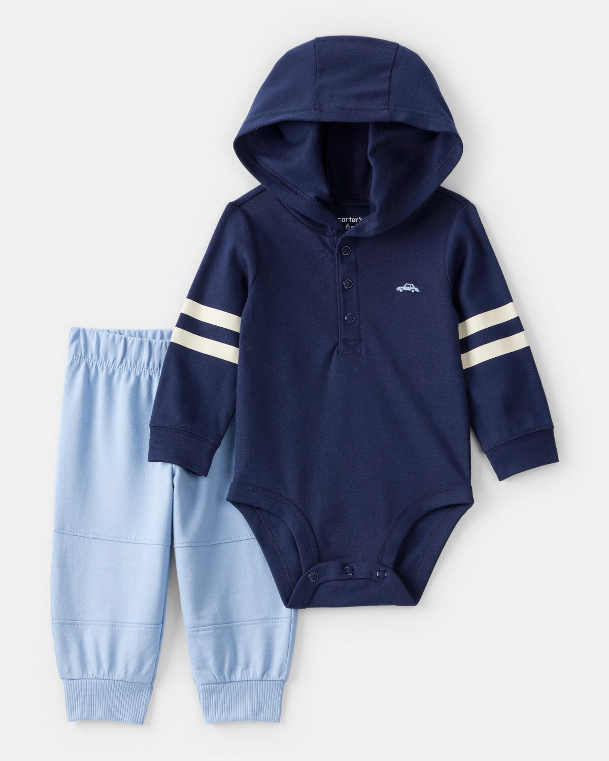 Baby Boy 2-Piece Car Bodysuit & Pant Set - Blue | Carter's Inc