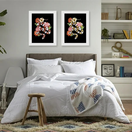 Novogratz Zoey White Comforter Set, King | Walmart (US)