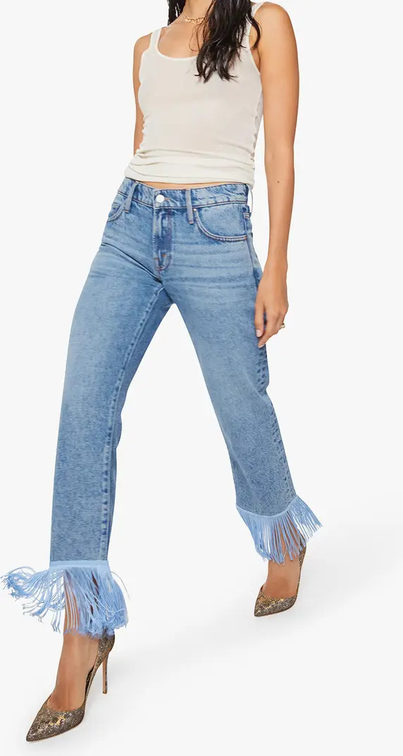 (1)1The Relish Fringe Ankle JeansMOTHERJerky | Nordstrom
