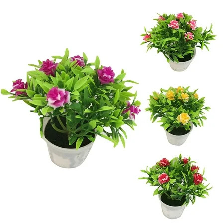 wirlsweal 1Pc Potted Artificial Flower Rose Stage Garden Wedding Home Party Decor Props | Walmart (US)