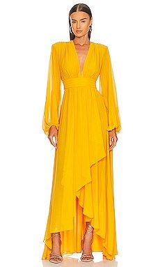 Michael Costello x REVOLVE Kerry Gown in Marigold from Revolve.com | Revolve Clothing (Global)