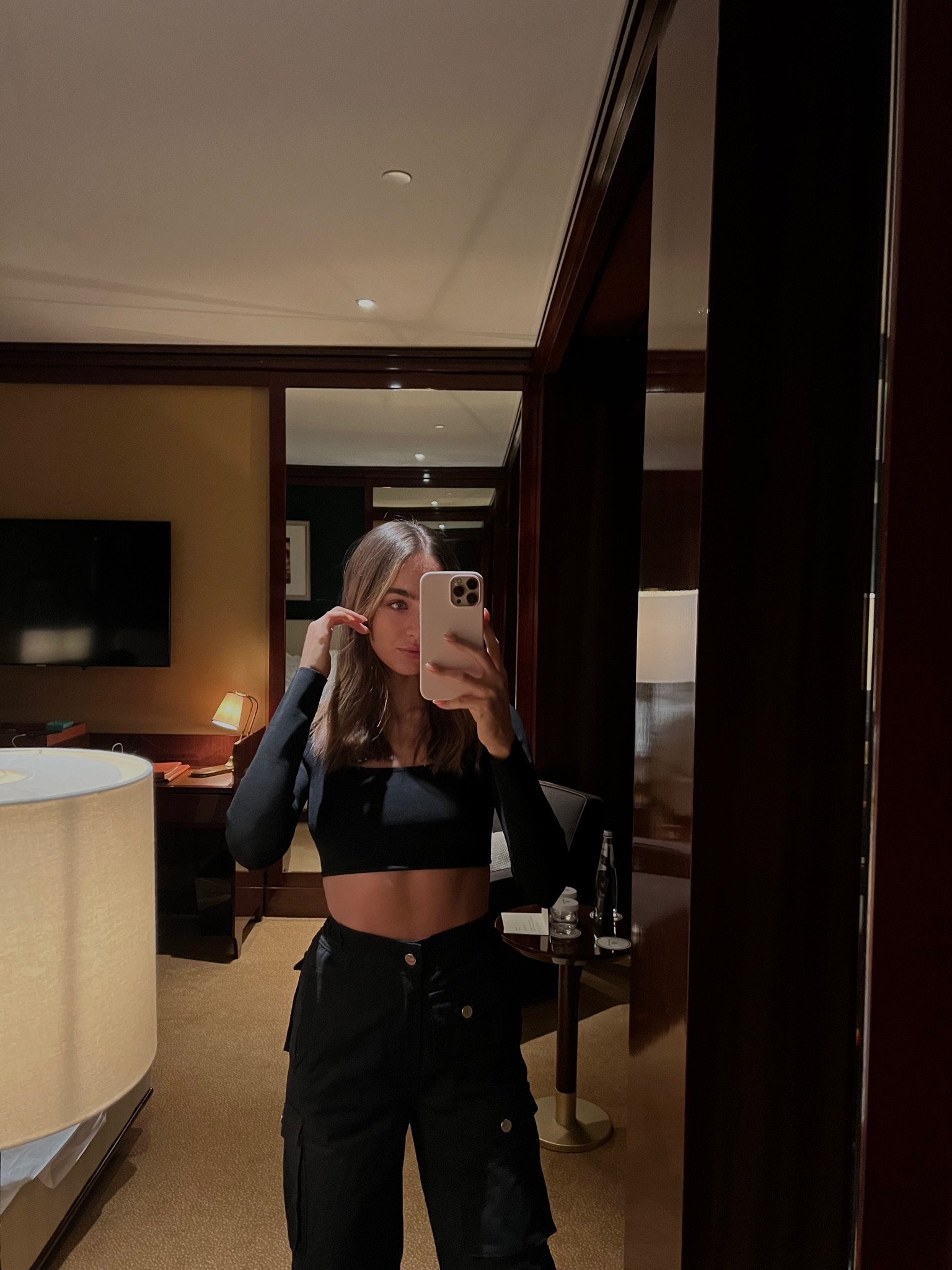 E’s dinner outfit for winter. Black crop, cargo pants 

#LTKGiftGuide #LTKstyletip #LTKfit