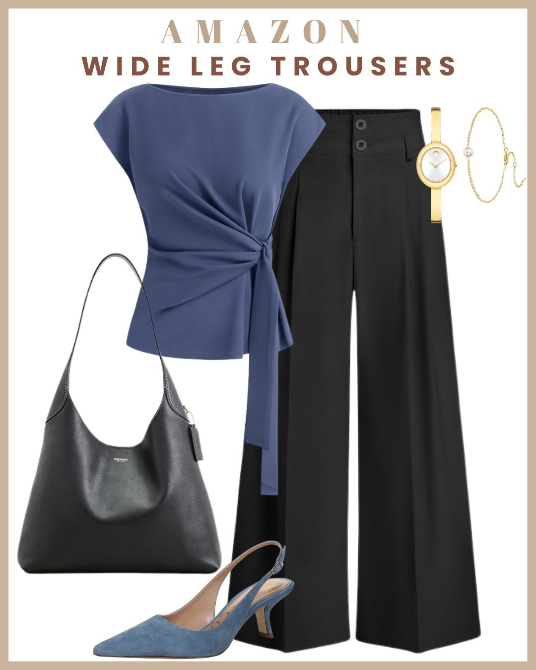 Wide-leg pants, styled 3 ways ✨
Sharing three chic ways to style Amazon wide-leg trousers—perfect for workdays, dinners, or whenever you want that effortless, polished vibe 

1️⃣ Blazer top + wide-leg pants — tailored, powerful, and office-ready 
2️⃣ Buckle tunic top + wide-leg pants — structured with a statement detail 
3️⃣ Tie-waist top + wide-leg pants — flattering and softly feminine 

Comfortable, elevated, and endlessly versatile—wide-leg trousers are truly a capsule wardrobe staple 👏

To shop these looks, comment “link” and I’ll DM you, or check the Amazon Storefront link in bio 🛍️

(Trendy Work Tops from Amazon, Amazon Workwear Tops, Office Tops Amazon, Chic Amazon Blouses, Business Casual Tops, Work Outfit Ideas Amazon, Amazon Fashion Finds, Button Up Top Amazon, Puff Sleeve Blouse Amazon, Wrap Blouse Amazon, Trendy Office Shirts, Elevated Basics from Amazon, Neutral Work Tops, Affordable Workwear Pieces, Office Ready Tops, Amazon Style Picks, Work Capsule Wardrobe, Polished Office Look, Smart Casual Workwear, Everyday Office Outfit, Amazon Tops Outfit Inspiration) 

 #LTKgrwm #LTKootd #LTKWorkwear