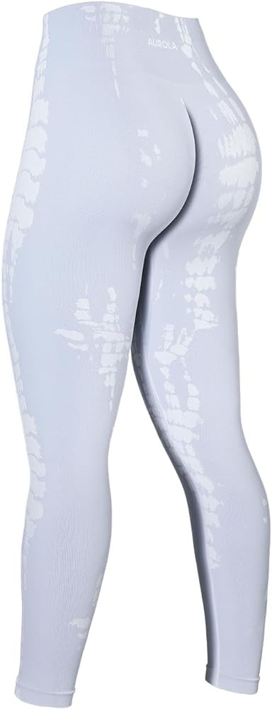 AUROLA Serpent Snake Seamless Scrunch Workout Leggings for Women,Girls Squat Proof Ribbed Thick A... | Amazon (US)