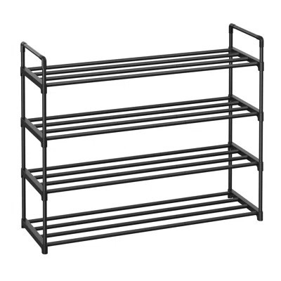 4-Tier Shoe Rack - Durable, Easy Assembly, Modern Design For Entryway And Bedroom | Wayfair North America