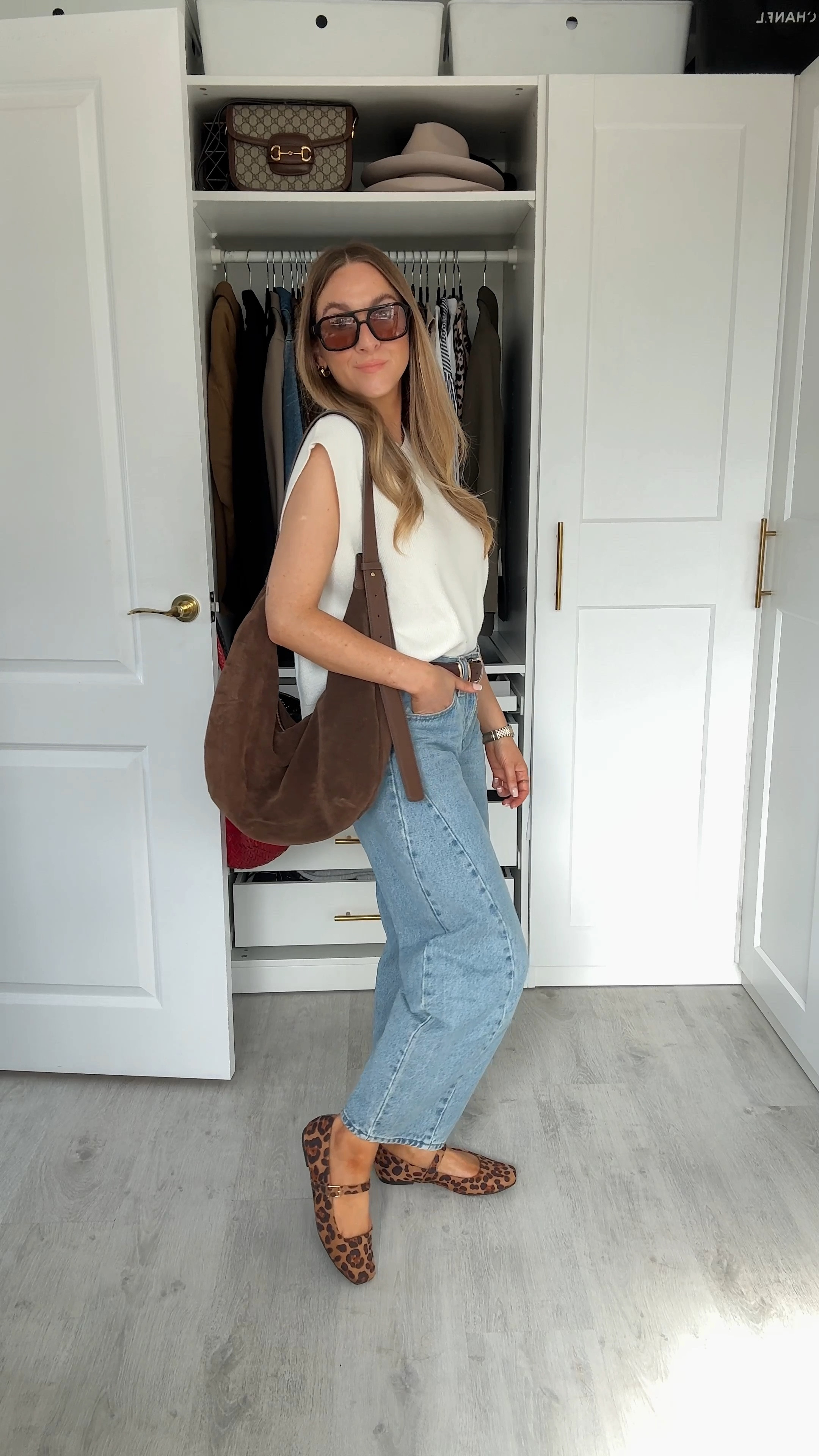 OOTD- autumn tones but for a warm day! 

Vest: XS 
Jeans: 24 short (I sized down as they run roomy)
Belt: XXS/XS 

#LTKstyletip #LTKautumn #LTKshoes