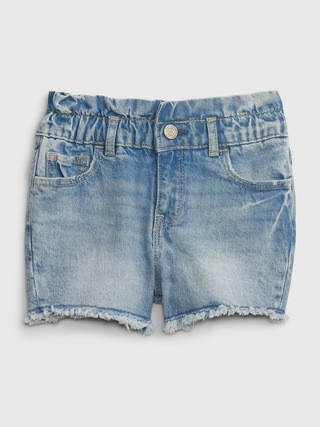 Toddler Just Like Mom Denim Shorts with Washwell | Gap (US)