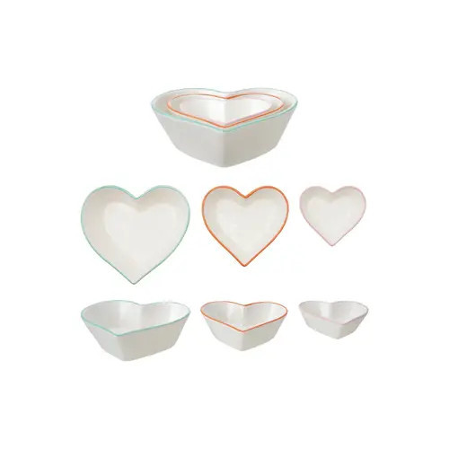 Storied Home Heart Shaped Bowls in White at Nordstrom | Nordstrom