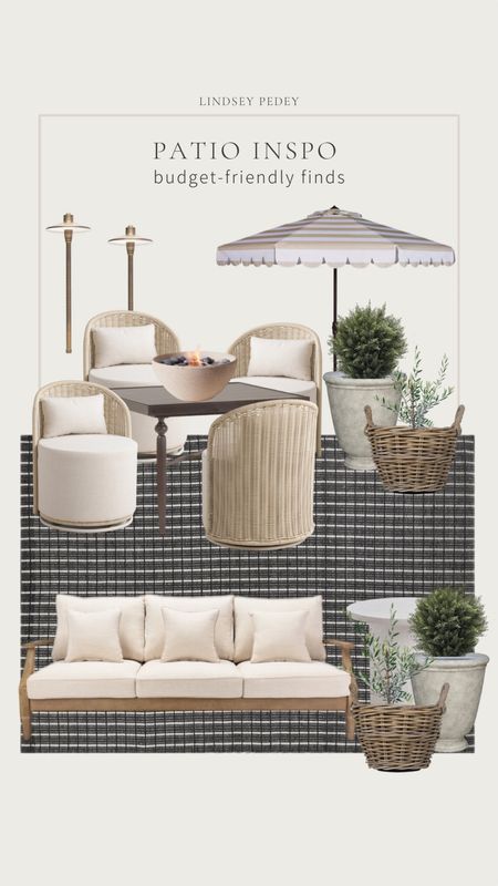 Patio inspo: budget friendly outdoor finds 



Outdoor living , outdoor furniture , Wayfair sale , patio furniture , front porch , outdoor rug , neutral home , patio umbrella , sofa , chair , outdoor dining , tj Maxx , planter , faux plant , basket planter , solar lights 

#LTKSeasonal #LTKstyletip #LTKhome