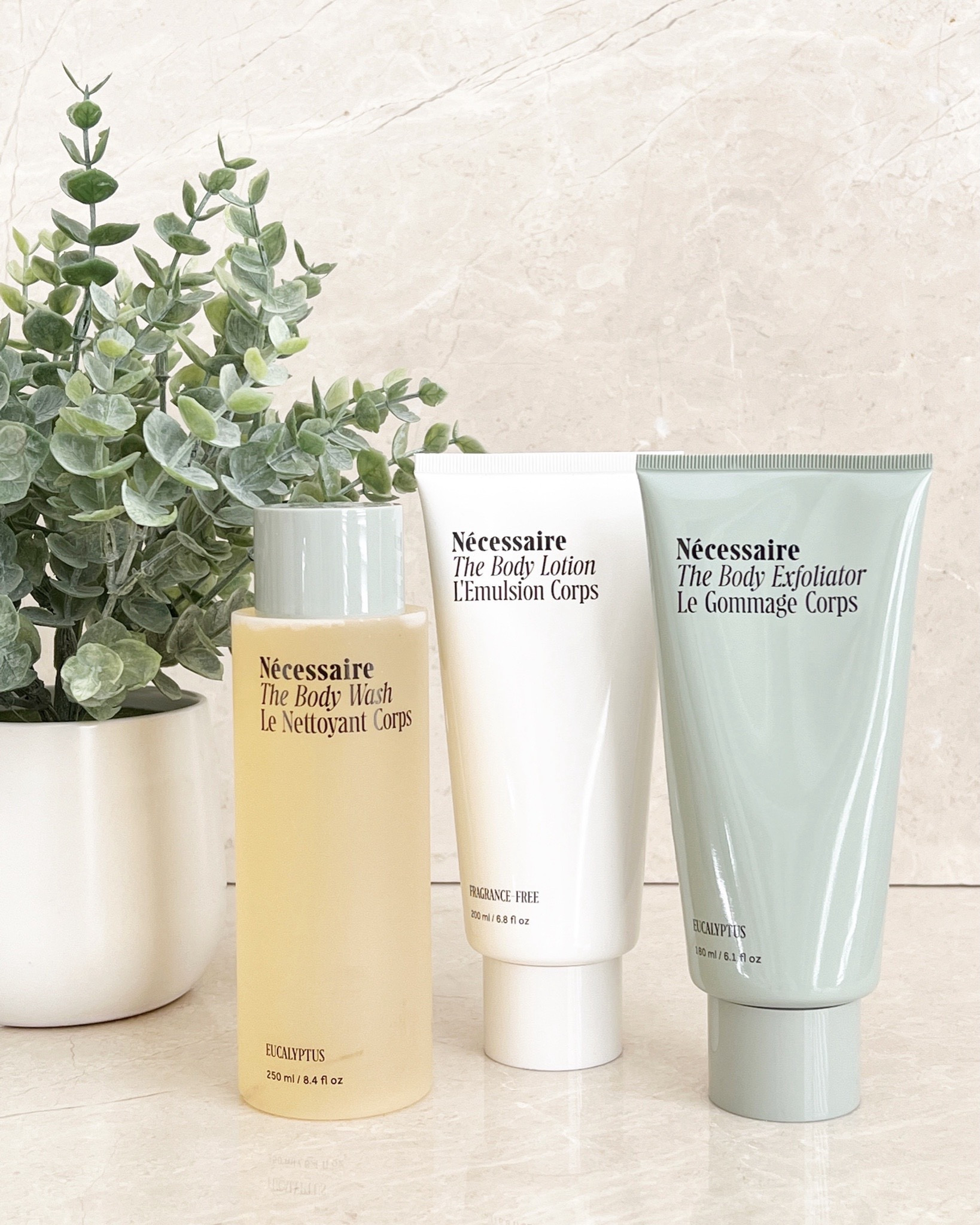 NECESSAIRE Body Care favorites that keep my Winter skin soft and hydrated.  Perfect gift for the beauty lover on your list 🌿

Necessaire favorites, eucalyptus body wash, Necessaire gift sets, fragrance free body lotion, L’Occitane Shower oil #LTKtravel #LTKover40 

#LTKfindsunder50 #LTKGiftGuide #LTKbeauty